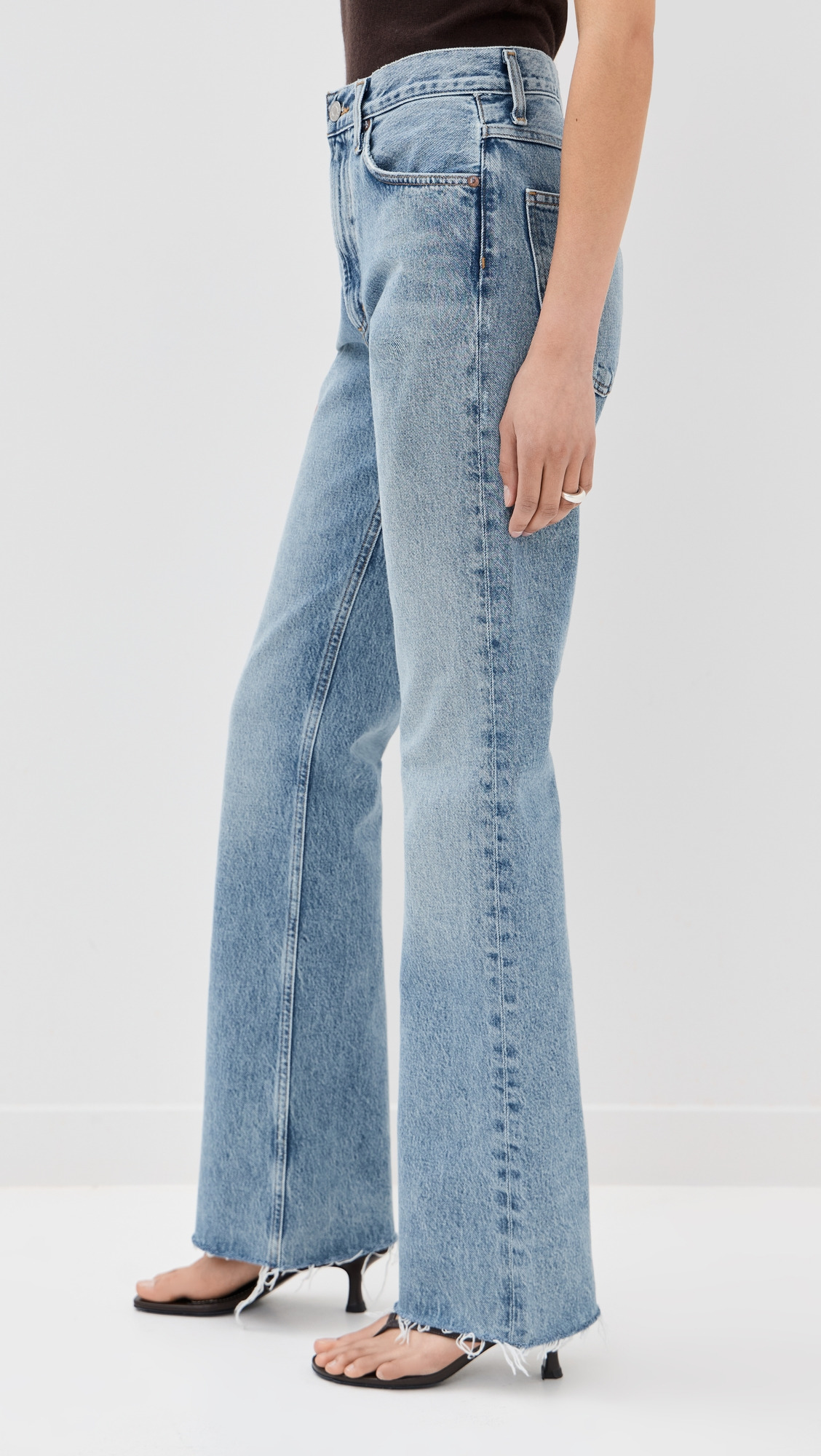 Mid Rise Baby Flare Leena Jeans - 3