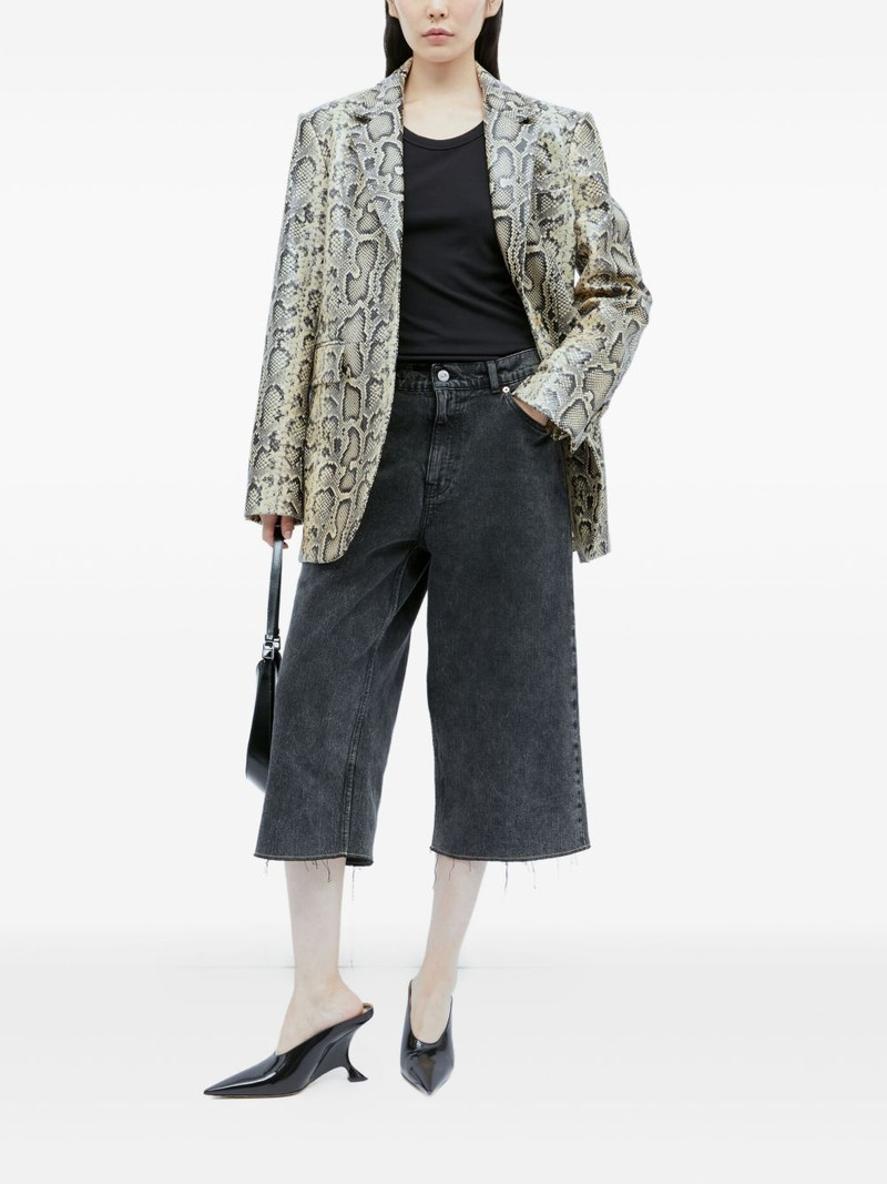 Sportmax snakeskin-pattern single-breasted blazer outlook