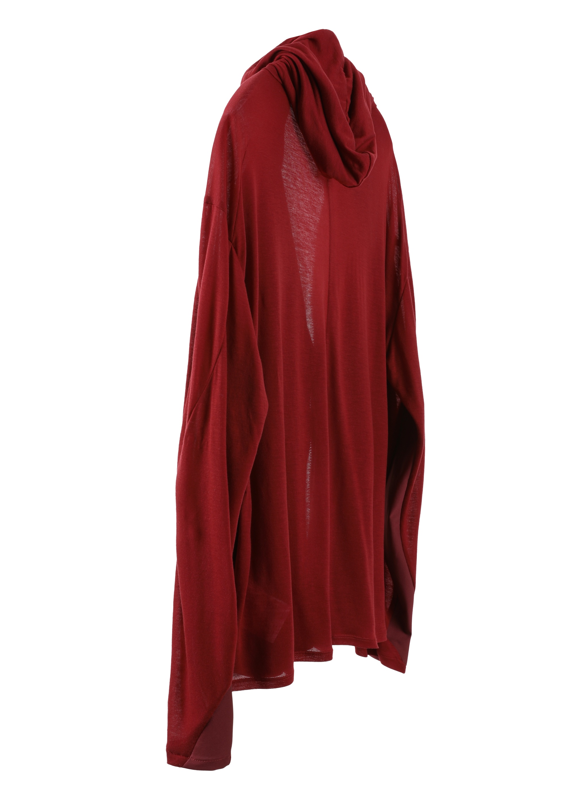 5.0+ HOODIE RIGHT (BURGUNDY) - 5