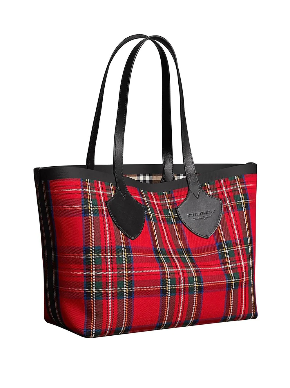 The Medium Giant Reversible Tote in Vintage Check - 2