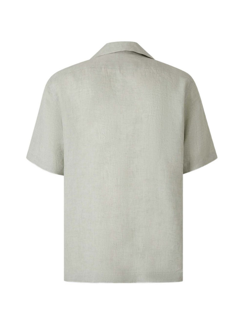 LARDINI chest-pocket short-sleeves shirt outlook