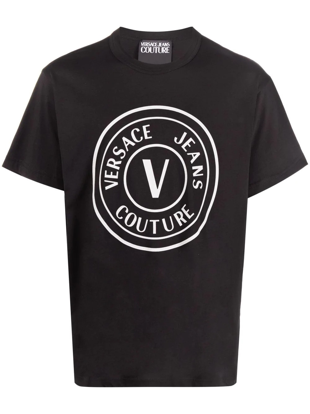 V Emblem cotton T-shirt - 1