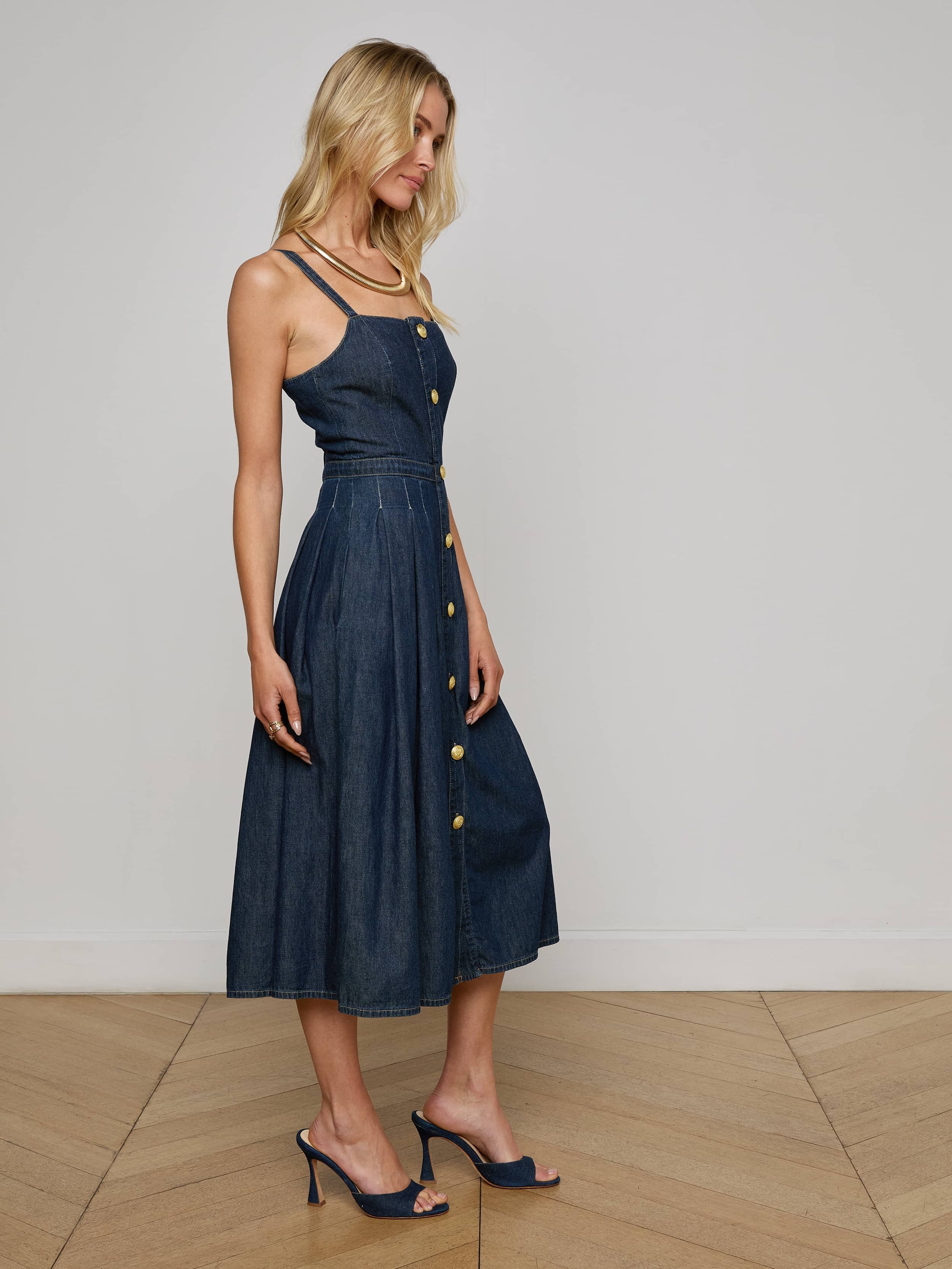 Esmeralda Chambray Dress - 4