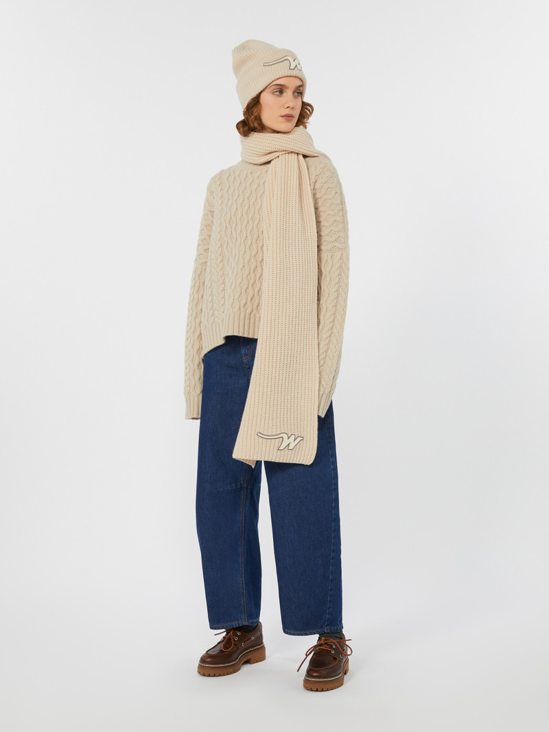 WEEKEND Max Mara YARD Boxy-fit wool knit jumper outlook