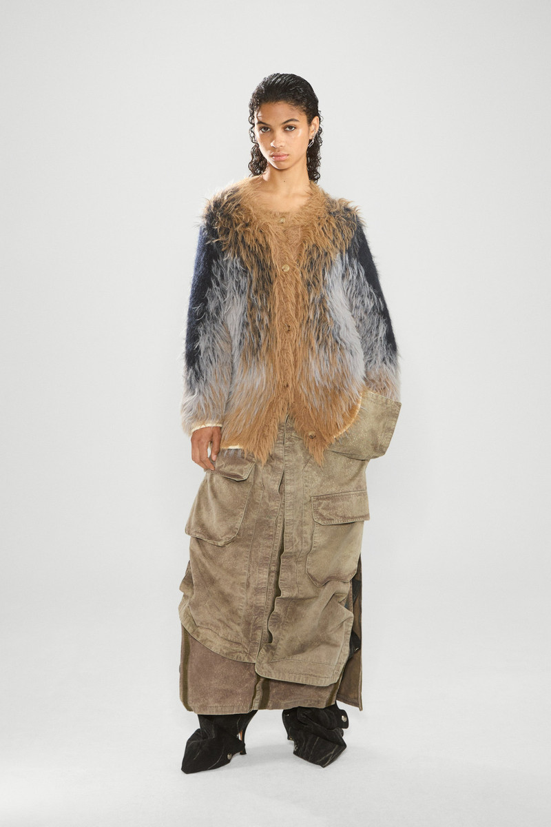 Y/Project Hairy Gradient Cardigan outlook