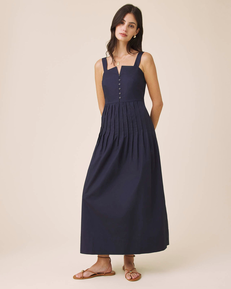 Splendid Maggie Poplin Midi Dress outlook