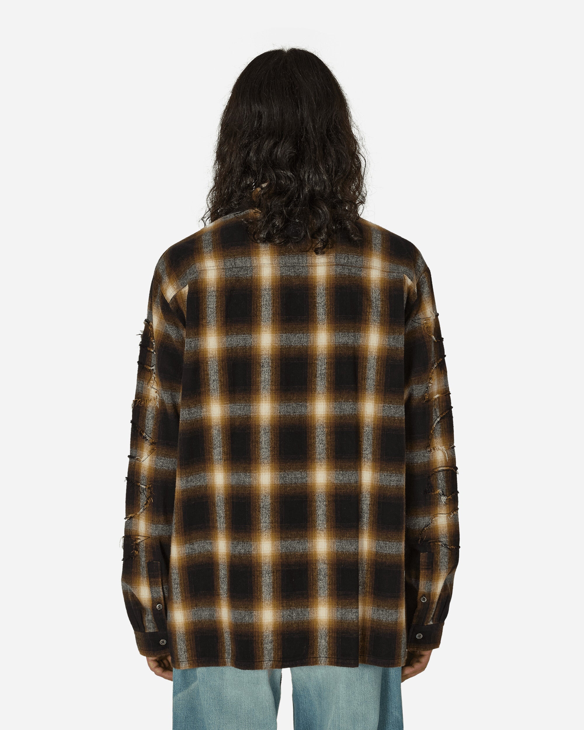 Checkered Shirt Brown - 3