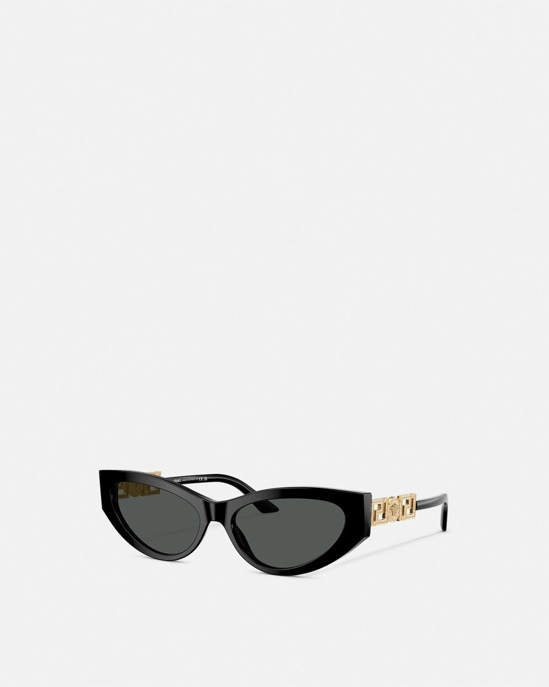 Greca Strass Cat-Eye Sunglasses - 1