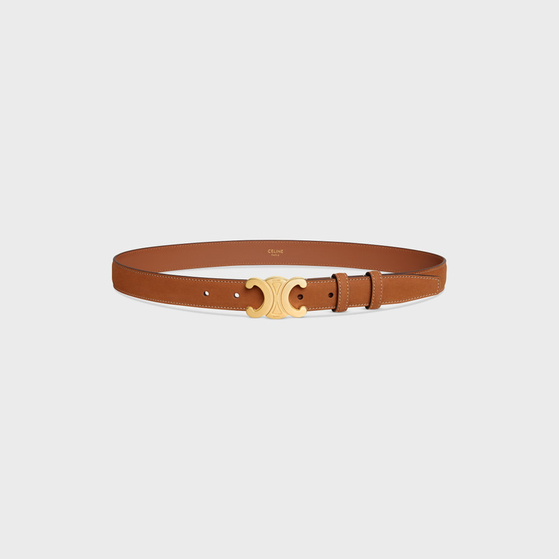 Medium 25MM Triomphe Belt IN NUBUCK CALFSKIN 1