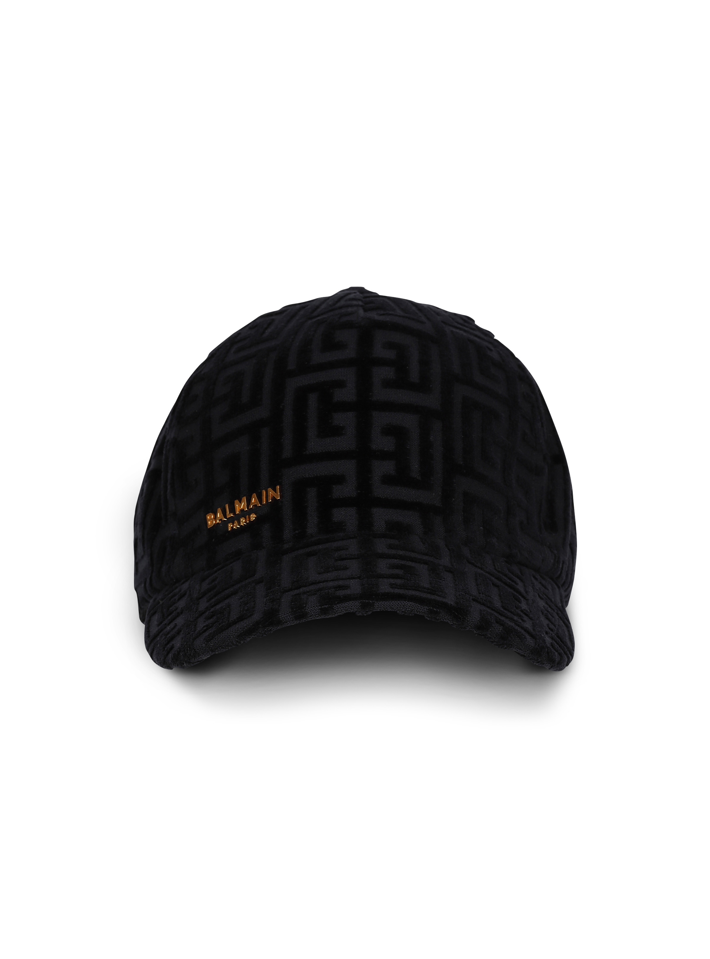 Balmain Paris velvet cap - 1