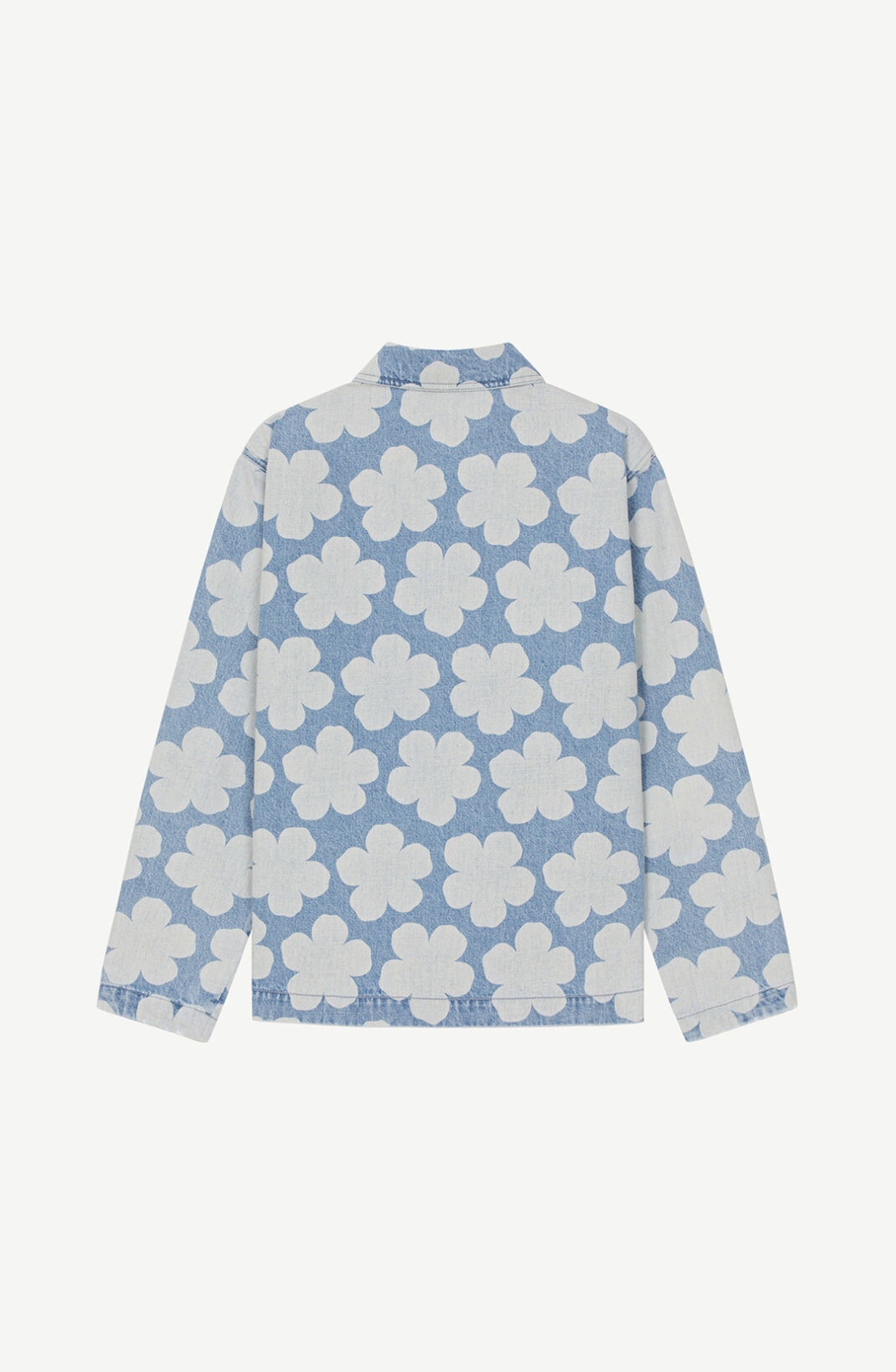 'Hana Dots' denim overshirt - 6