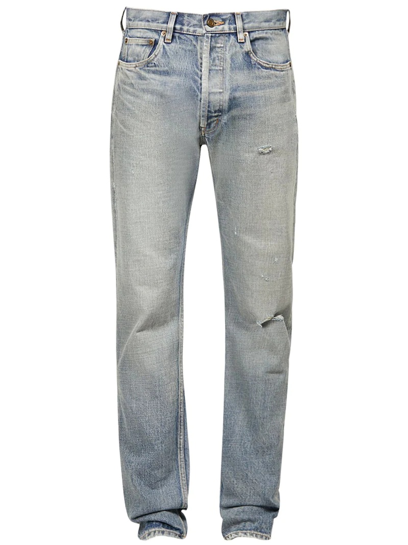 RELAXED MID WAIST JEANS - 1