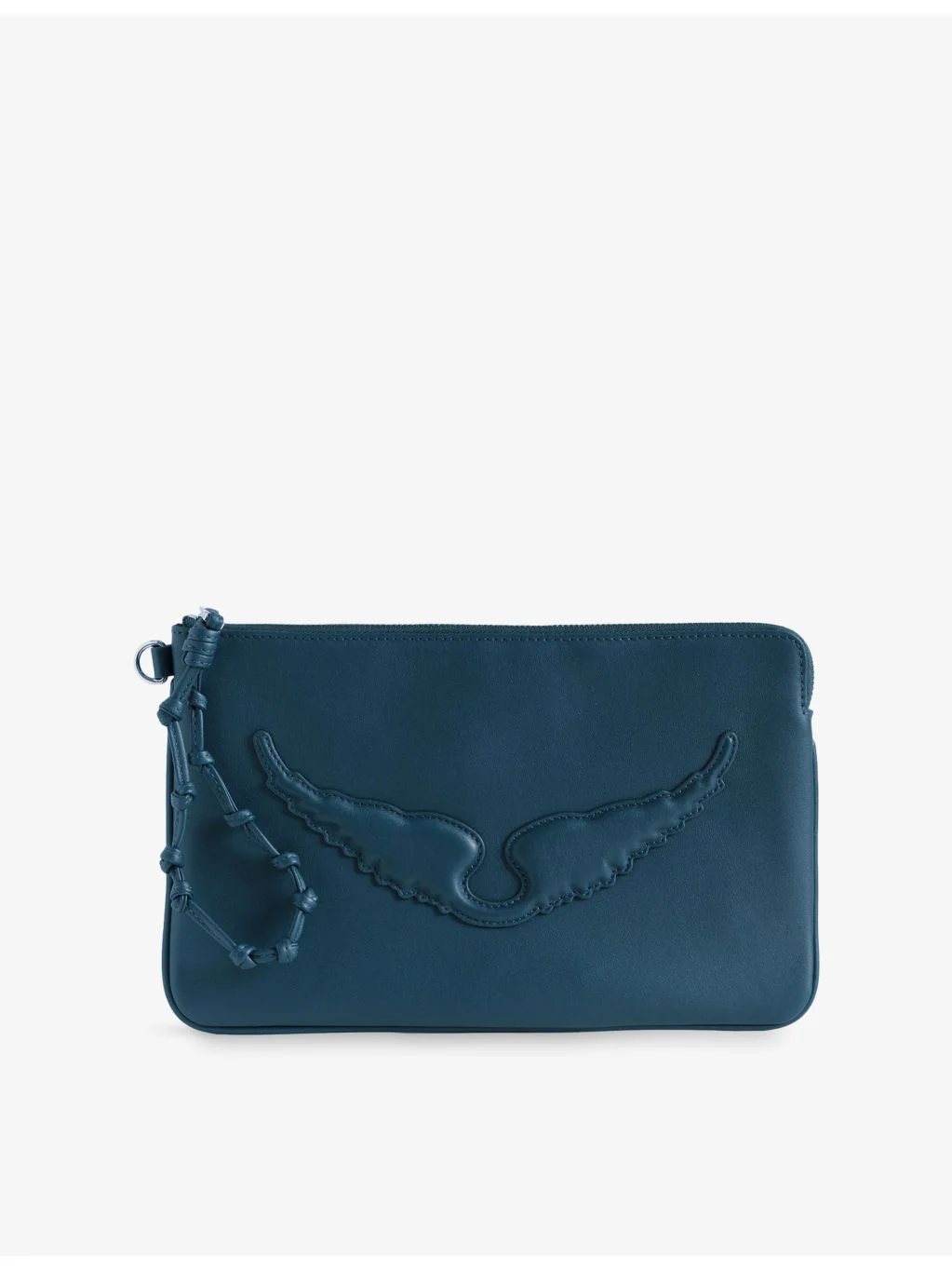 Angel Embossed Leather Pouch - 1
