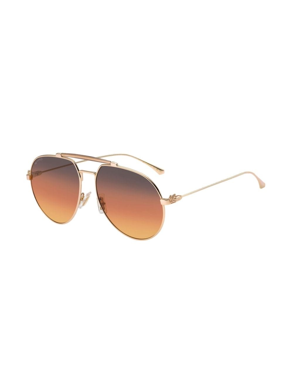 Metal Pegaso pilot-frame sunglasses - 2