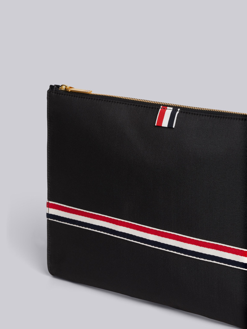 Thom Browne Rwb Webbing Large Gusset Folio outlook