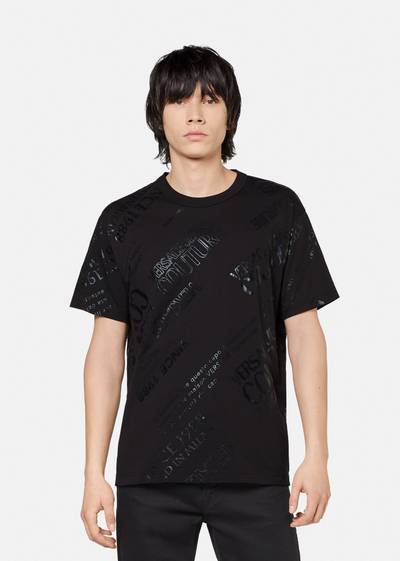 VERSACE JEANS COUTURE Etichetta Print T-Shirt outlook