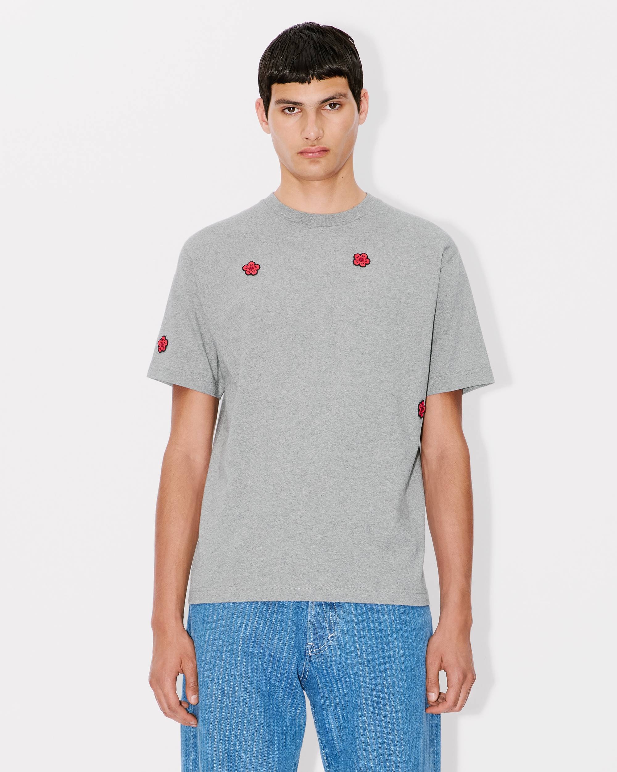 'Boke Flower' embroidered T-shirt - 3