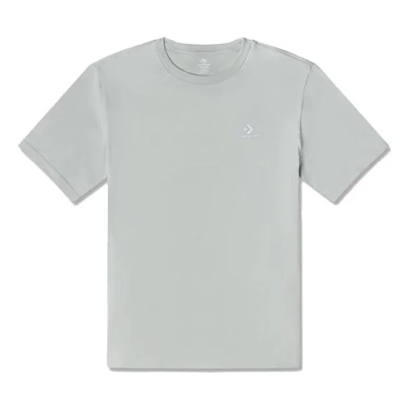 Converse Go-To Embroidered Star Chevron Standard-Fit T-Shirt 'Grey' 10023876-A18 - 1