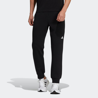 adidas Men's adidas Fi Kn Slim Pnt Logo Sports Pants/Trousers/Joggers Black H39353 outlook