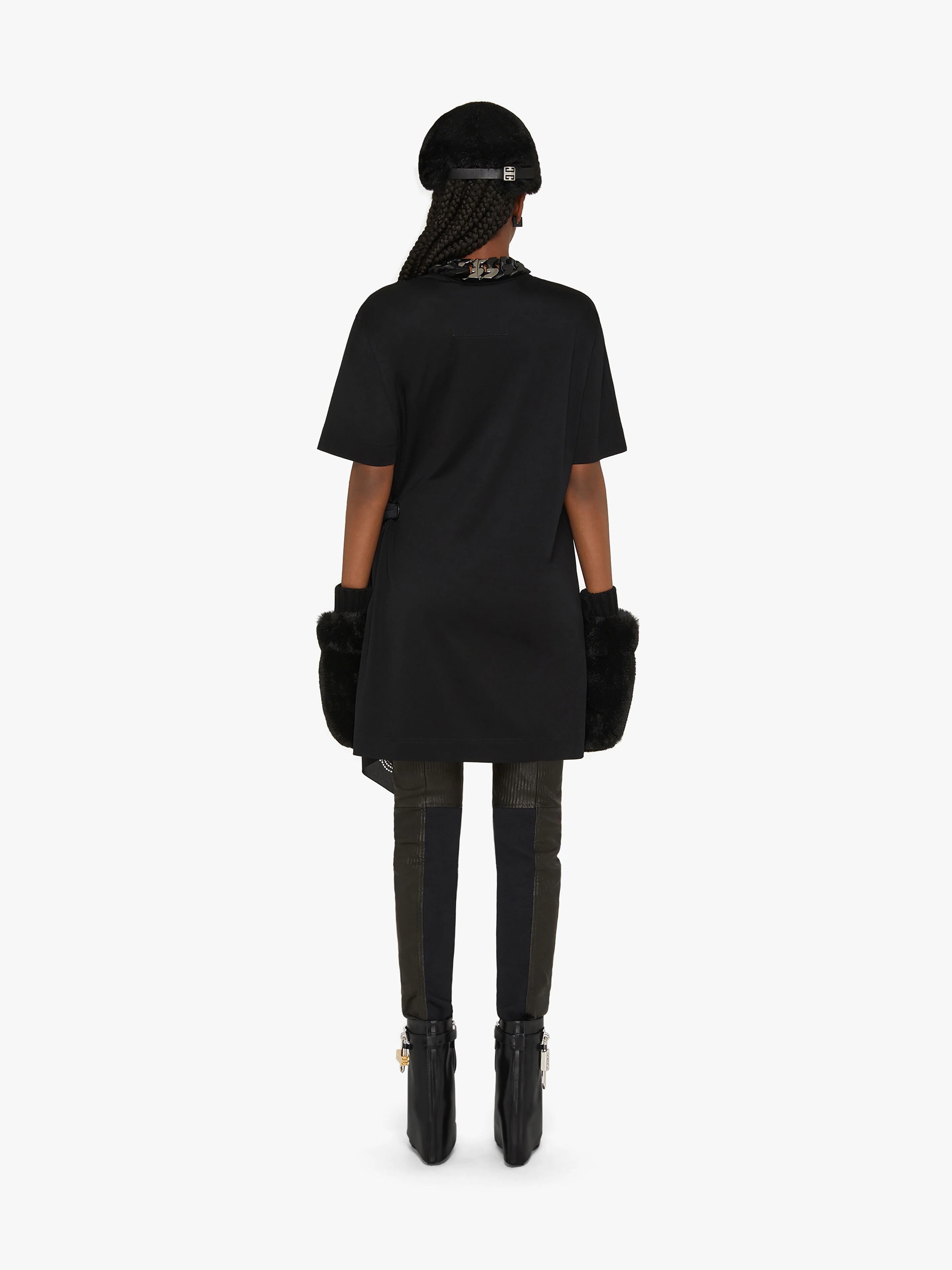T-SHIRT DRESS WITH BANDANA - 4