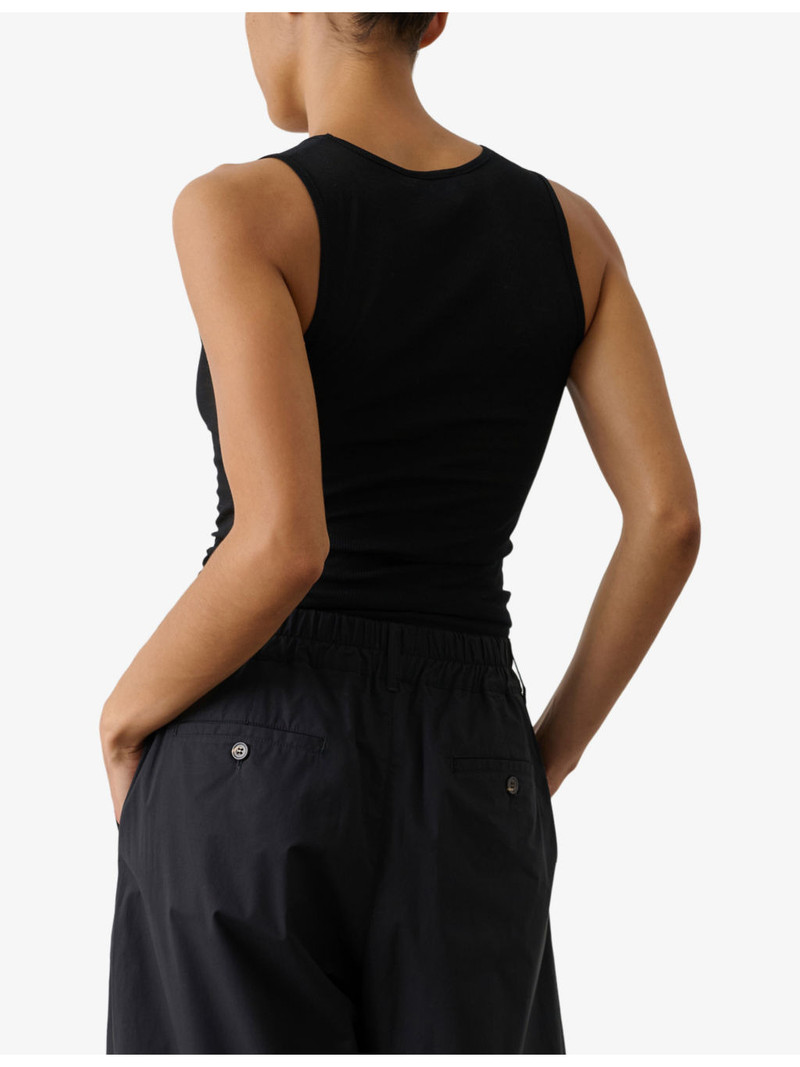 Isis Semi-Sheer Cotton Tank Top 3