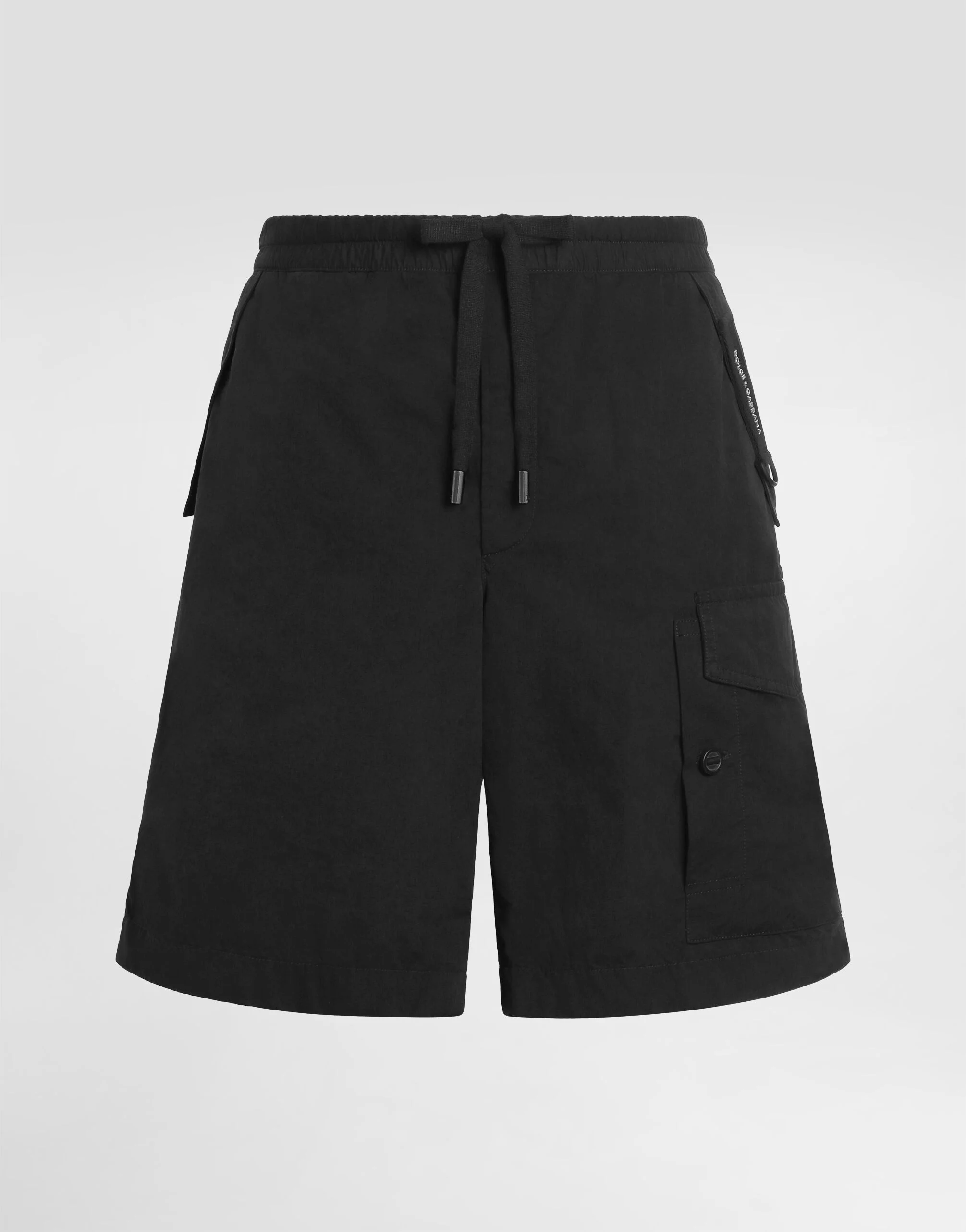 Waxed faille bermuda shorts - 1