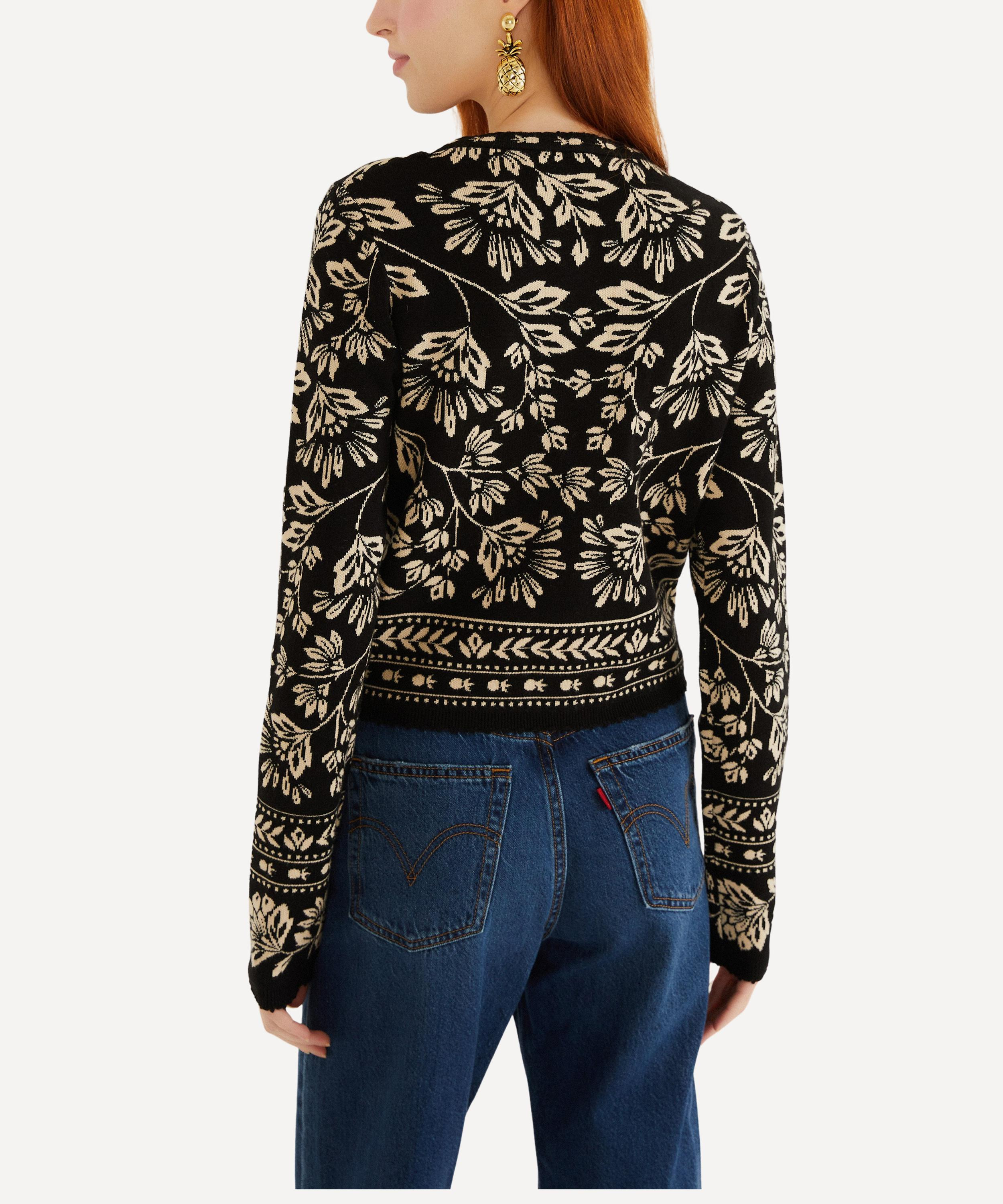 Flower Bloom Knit Cardigan - 2