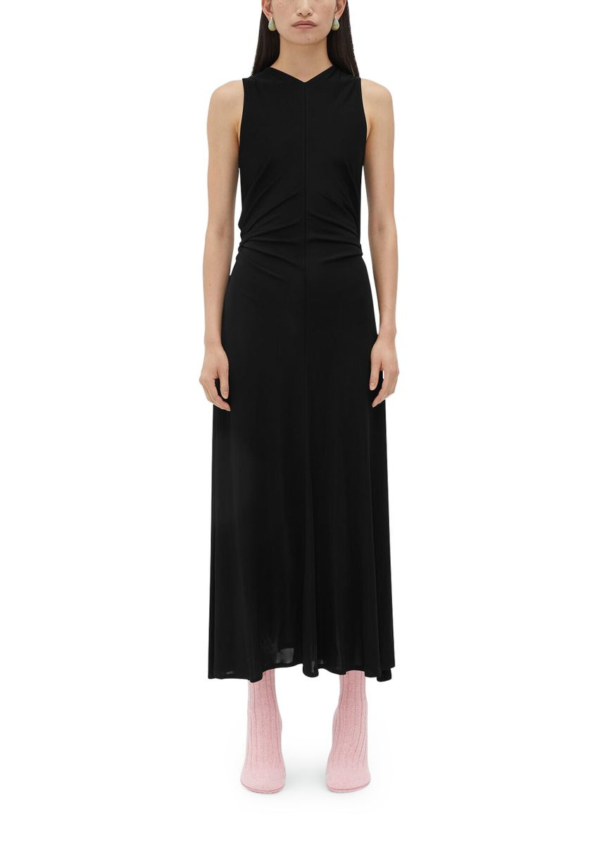 Maxi dress with gathered waist - 2