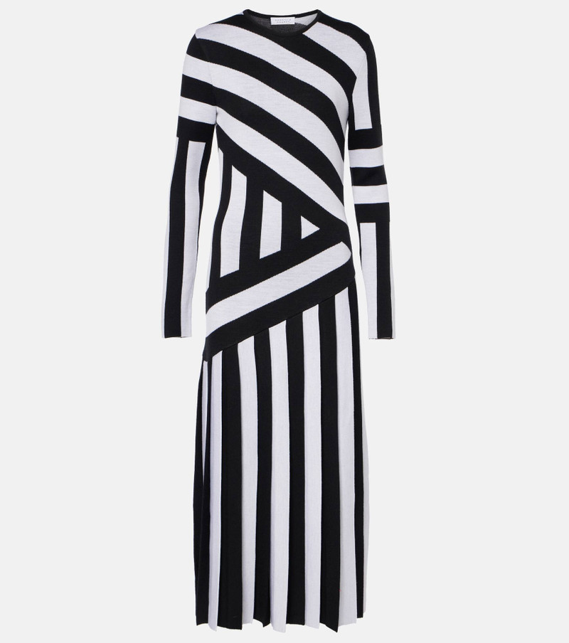 Seema striped wool maxi dress 1