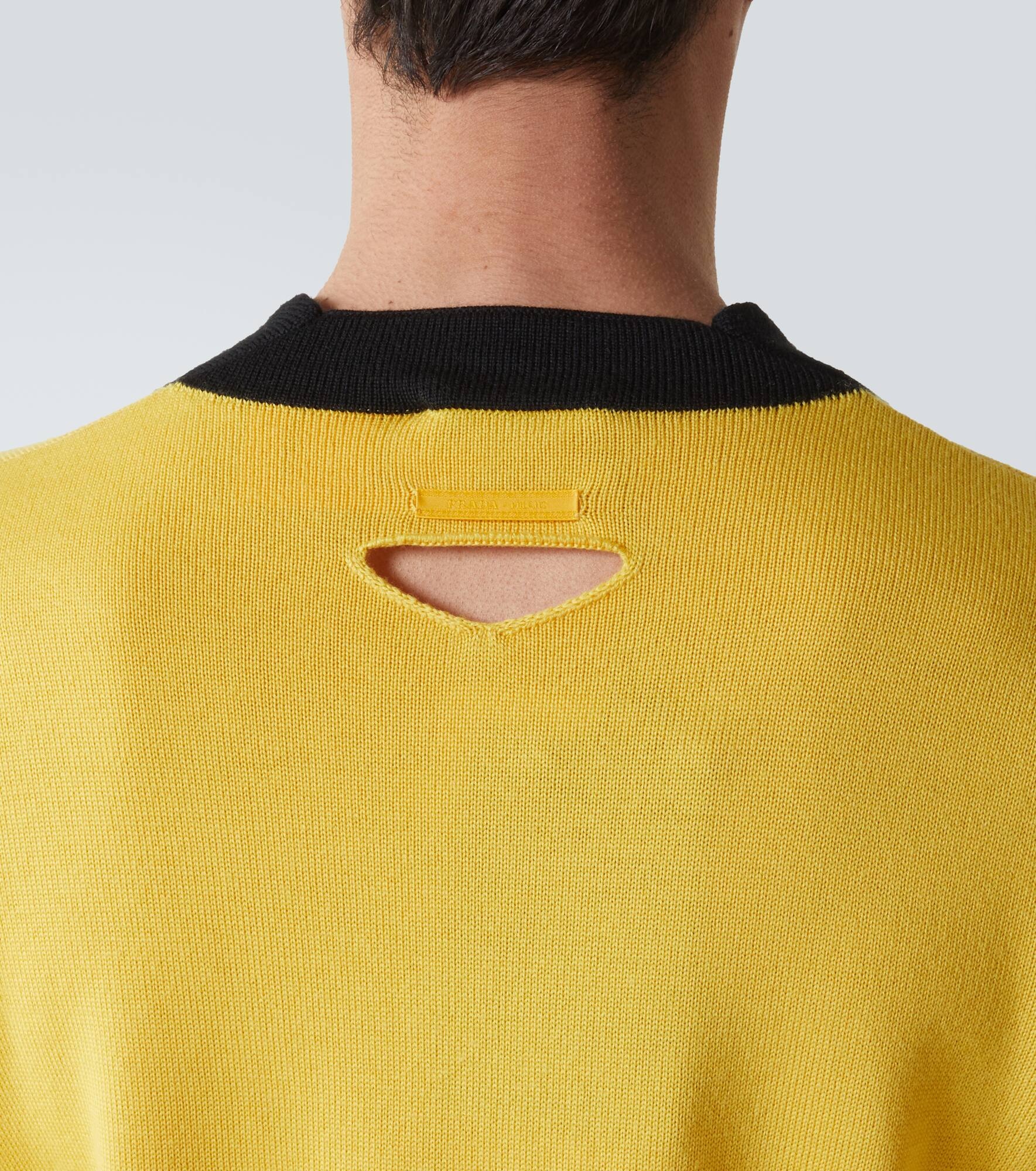 Virgin wool polo sweater - 5