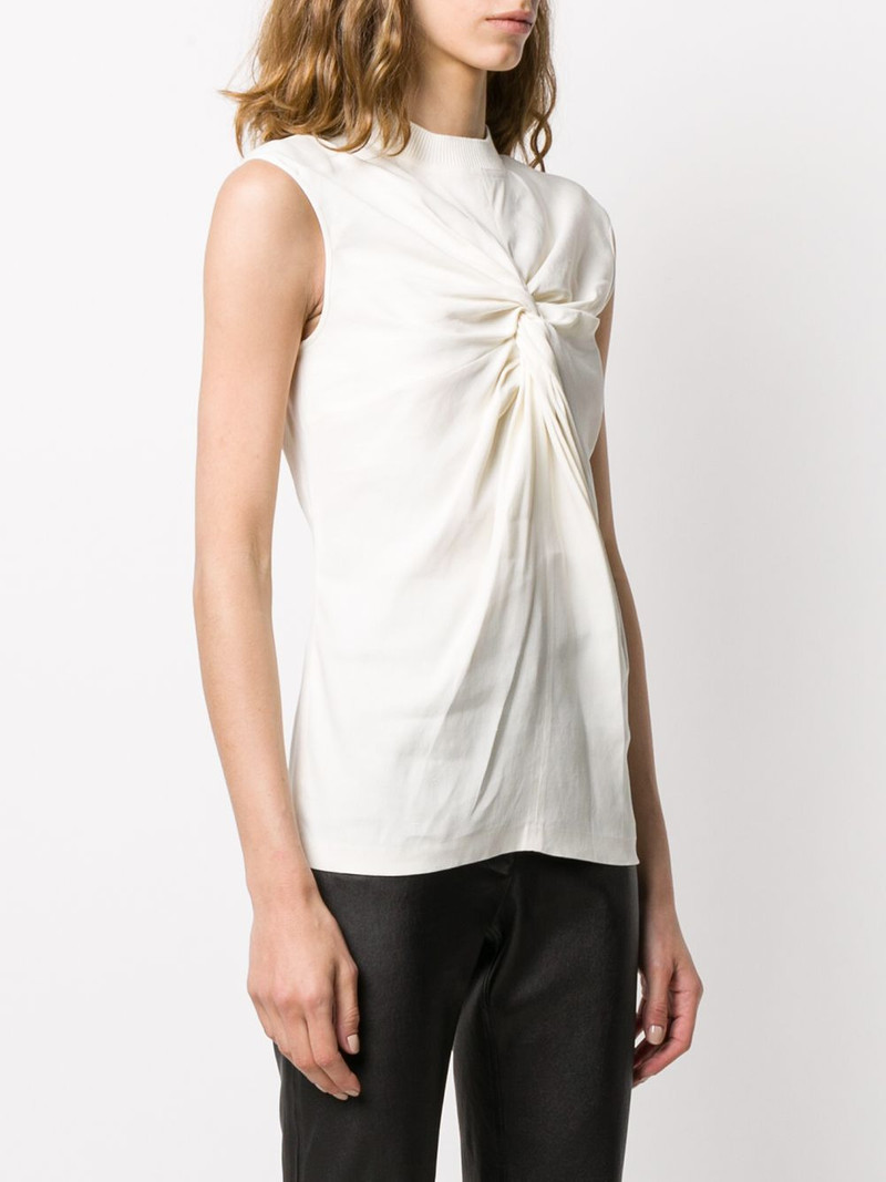 knot-detail sleeveless T-shirt 3