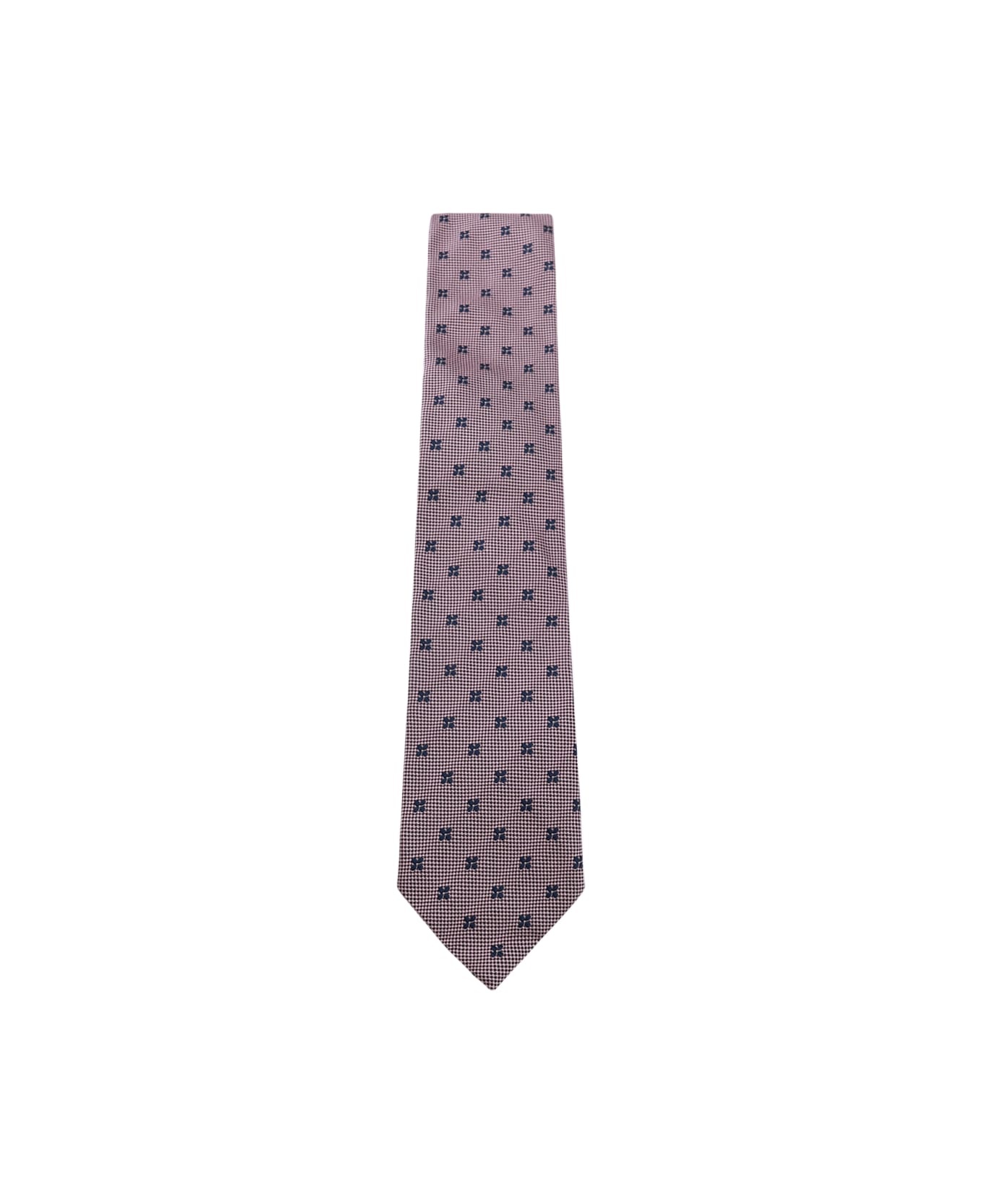 Pink Silk Tie - 1