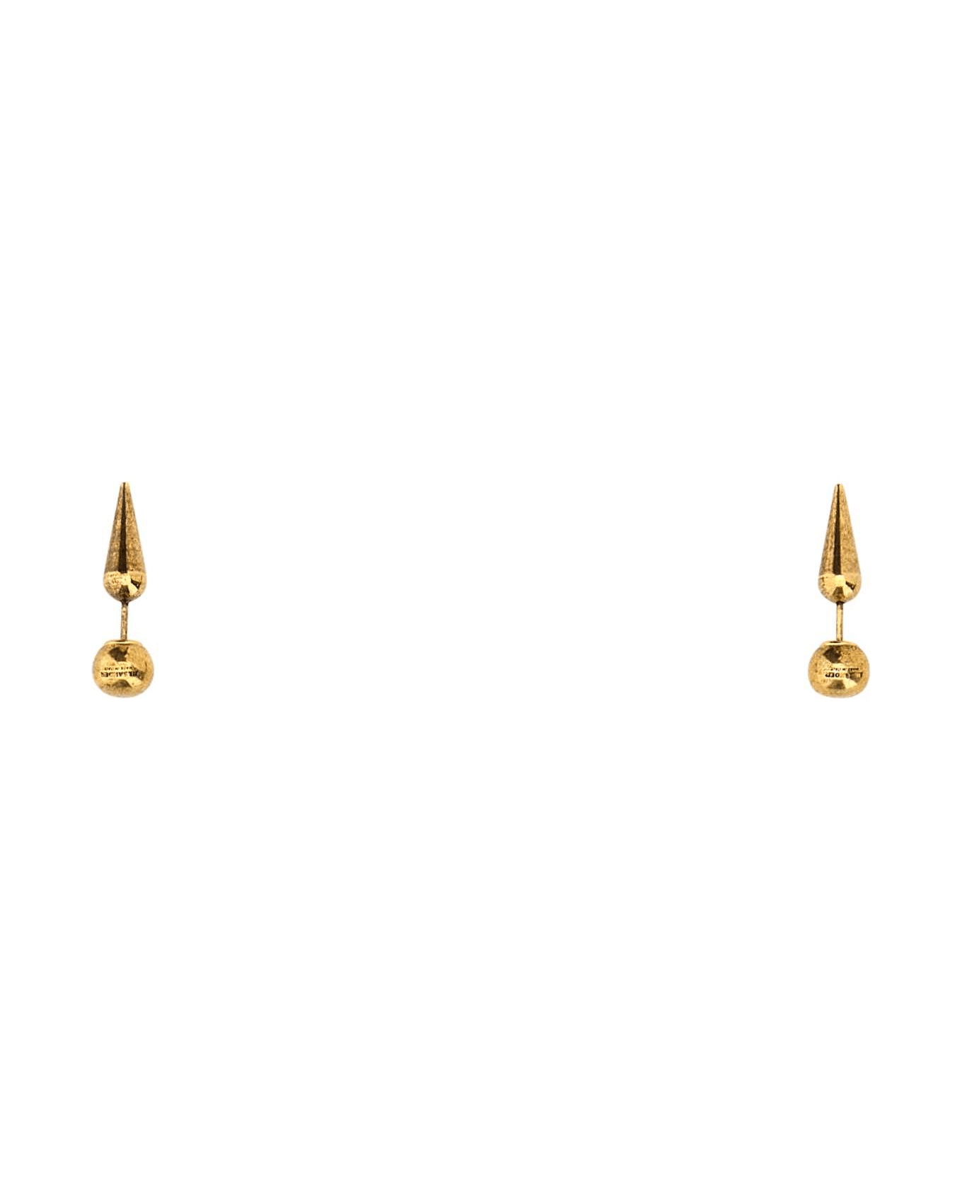Gold Metal Earrings - 1