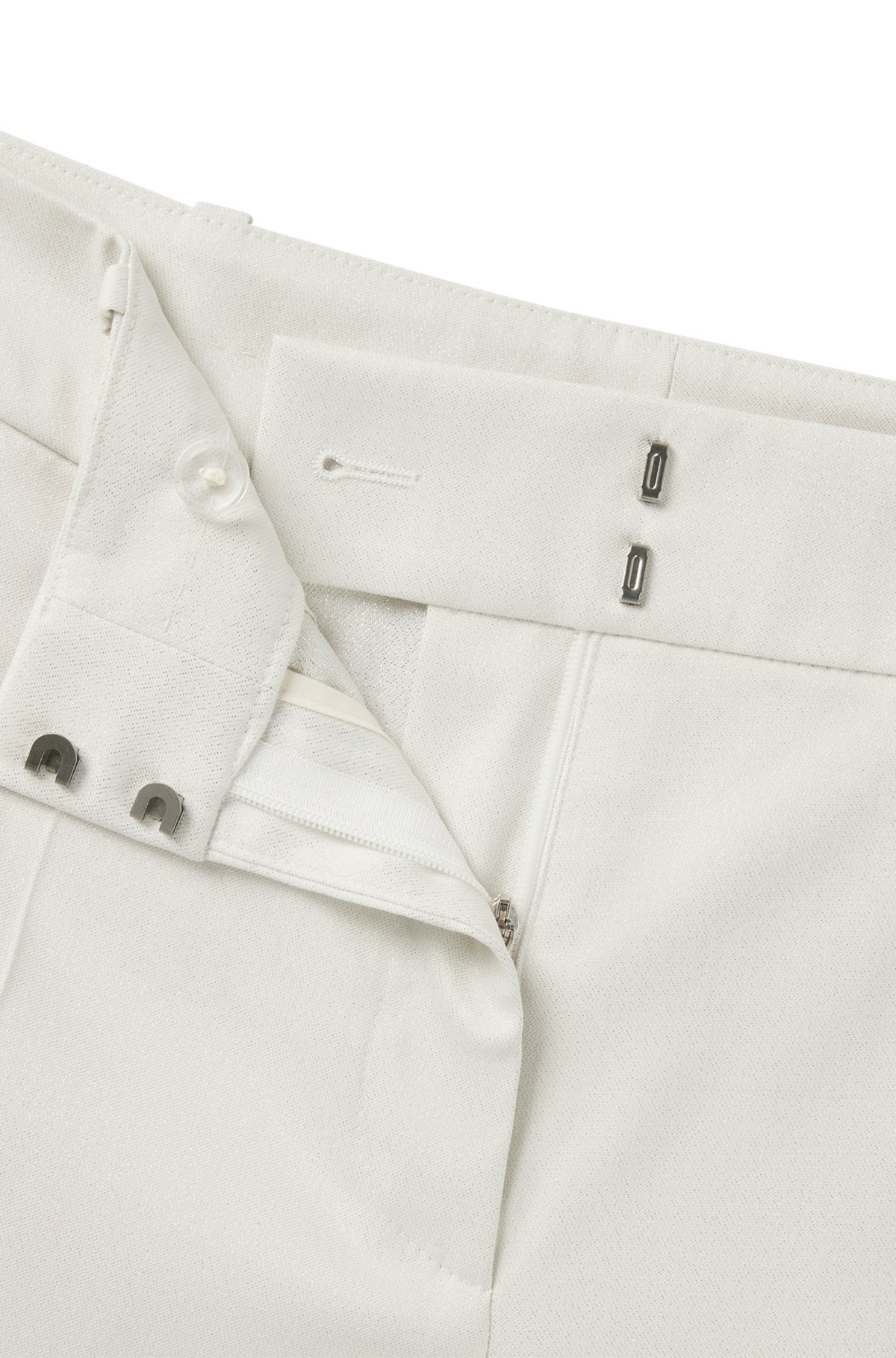 SLIM-FIT TROUSERS IN SHIMMER FABRIC - 6
