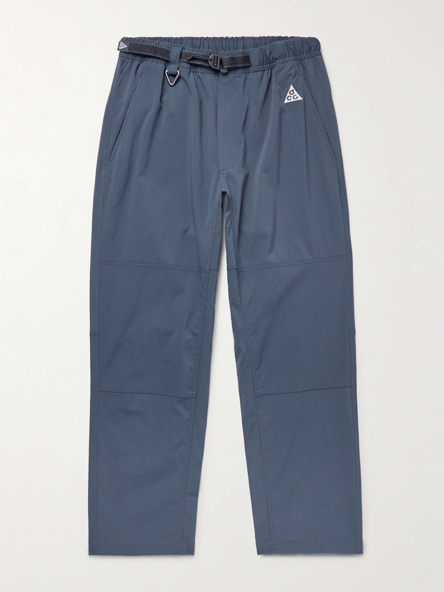 ACG Straight-Leg Logo-Embroidered Belted Stretch-Shell Trousers - 1