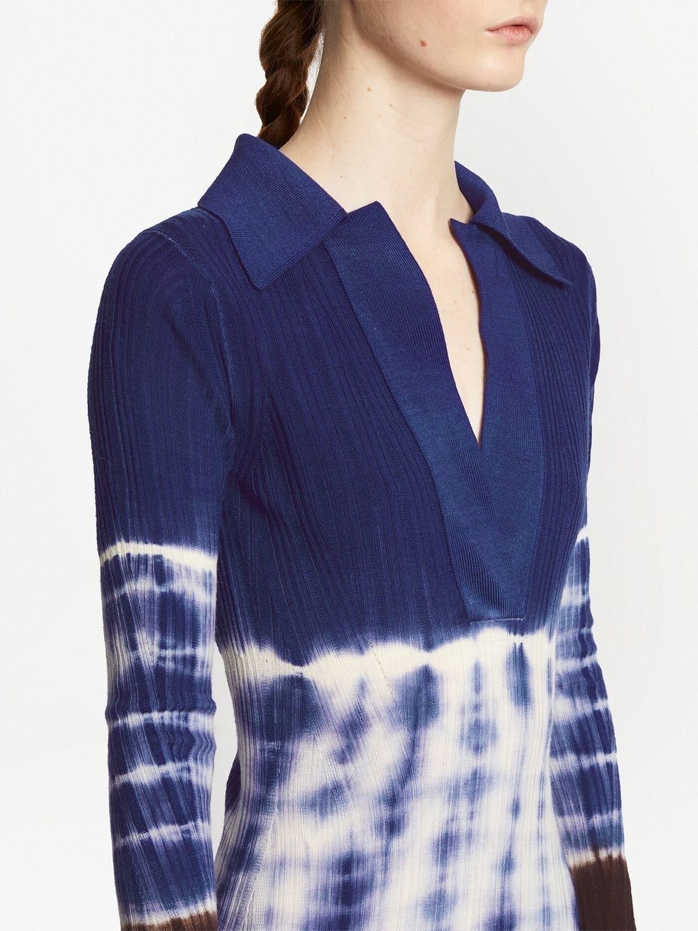 tie-dye knitted dress - 5