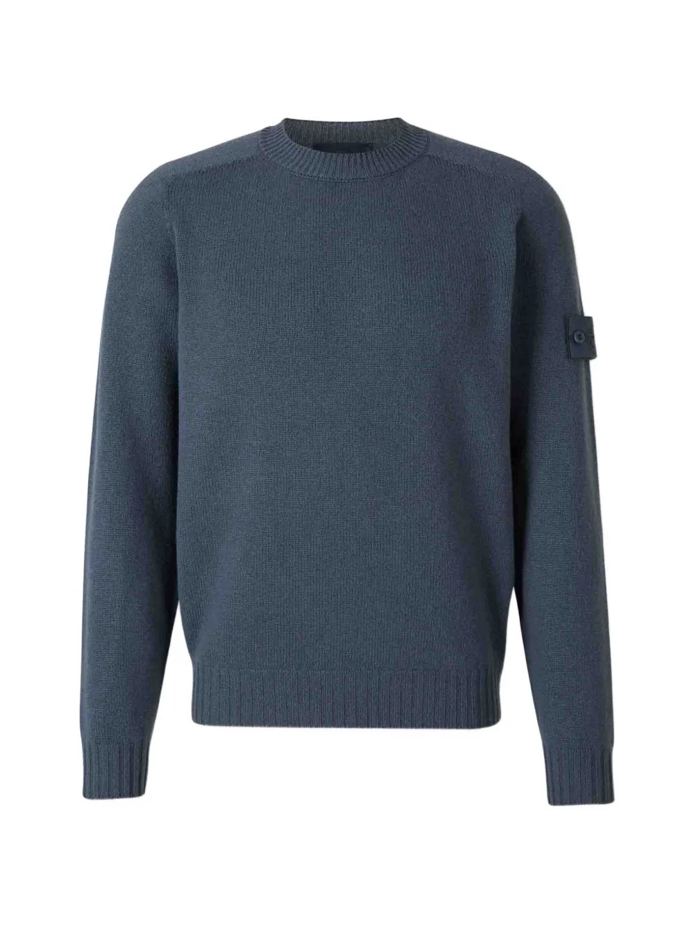 patch crew-neck sweater - 1