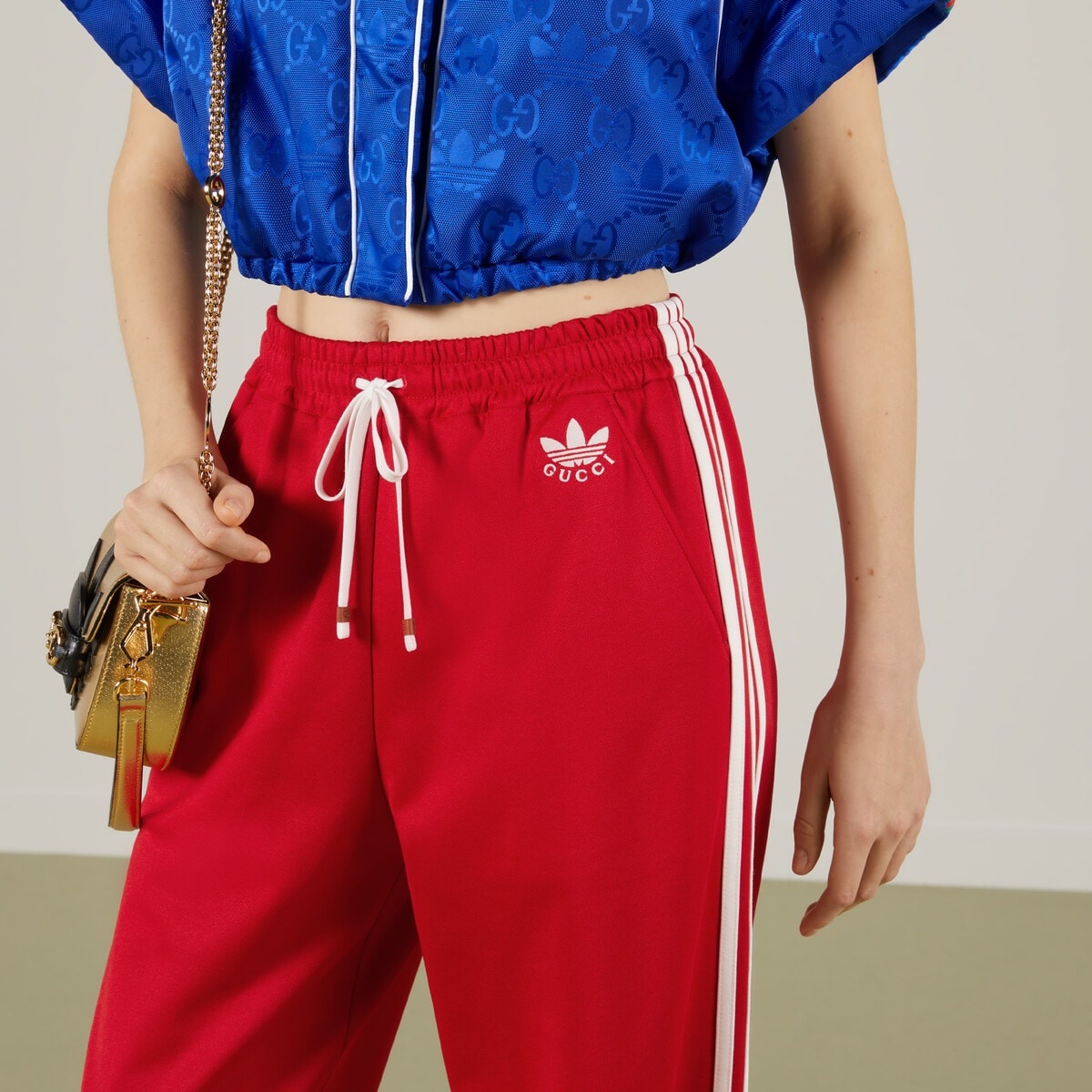 adidas x Gucci jersey jogging pant - 3