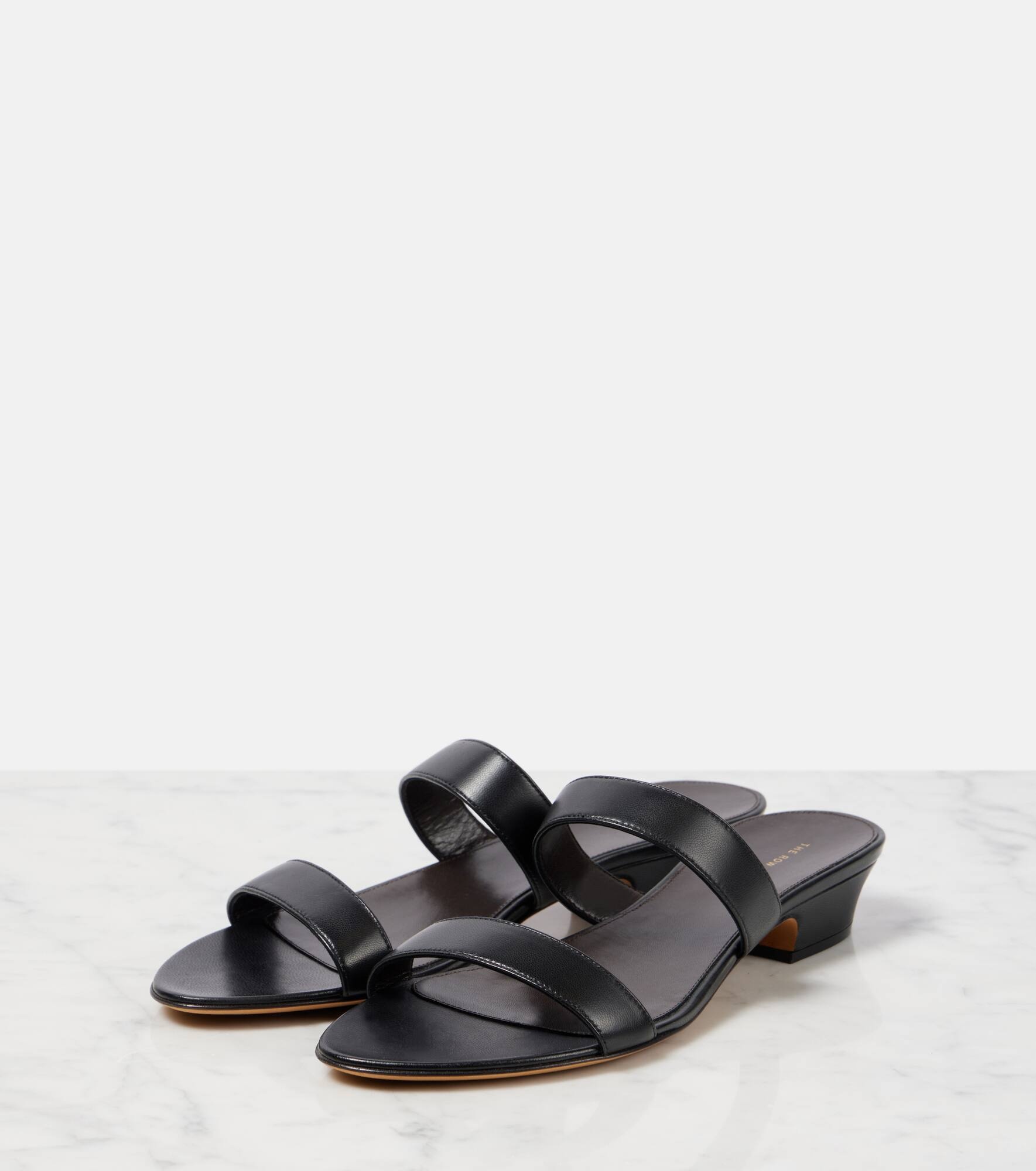 Awar leather slides - 4
