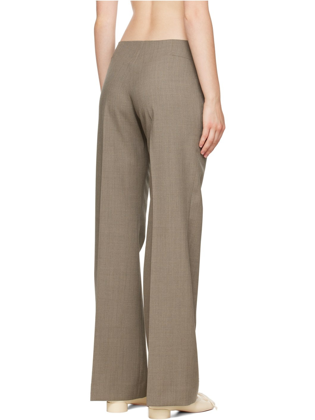 Gray Aspect Trousers - 3
