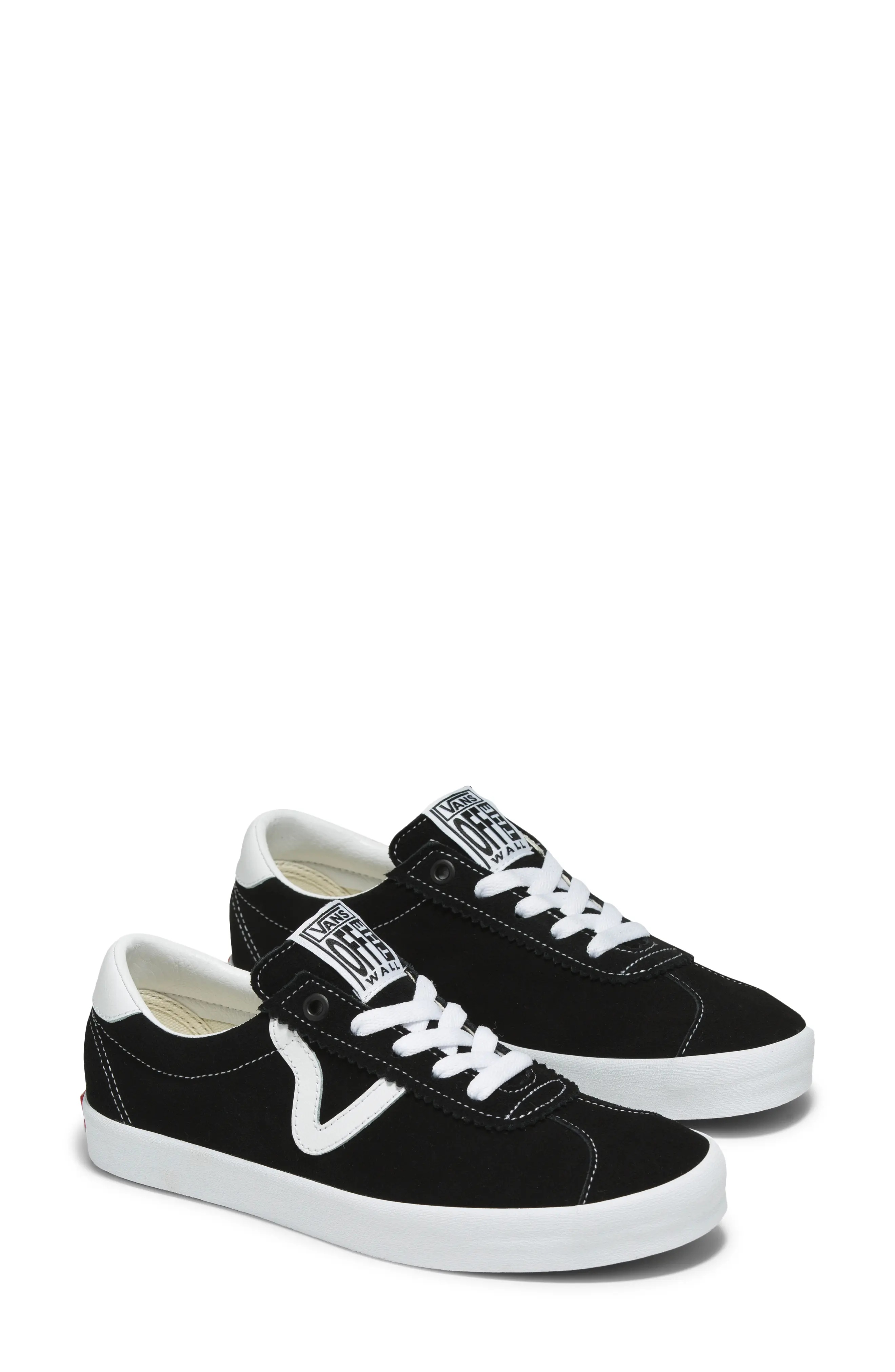 Sport Low Sneaker in Black/White - 1