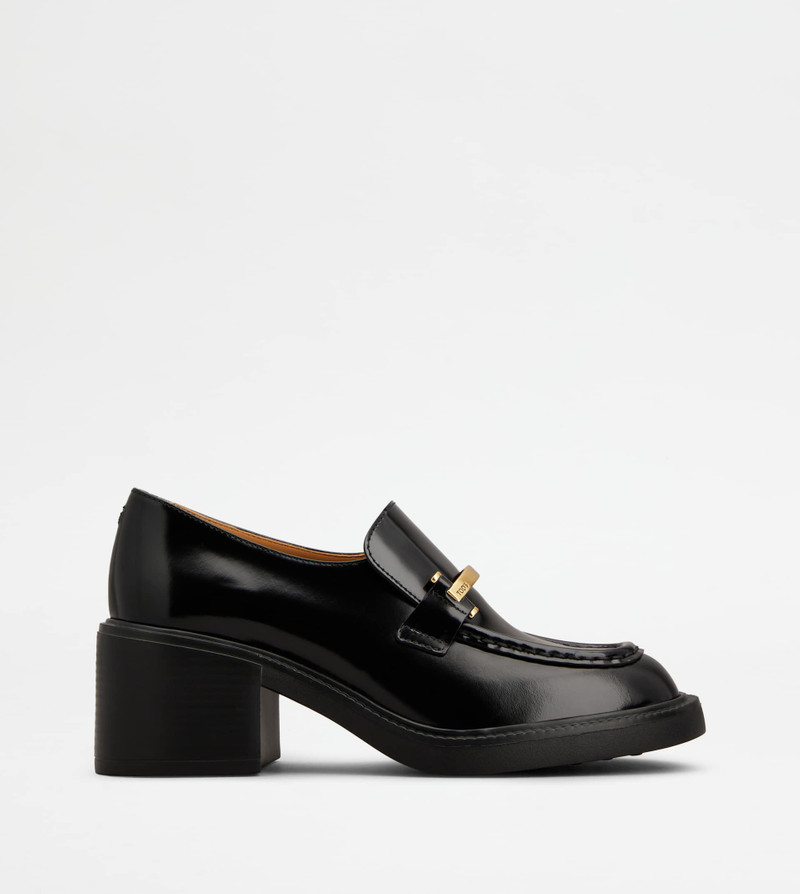 LOAFERS IN LEATHER - BLACK 1