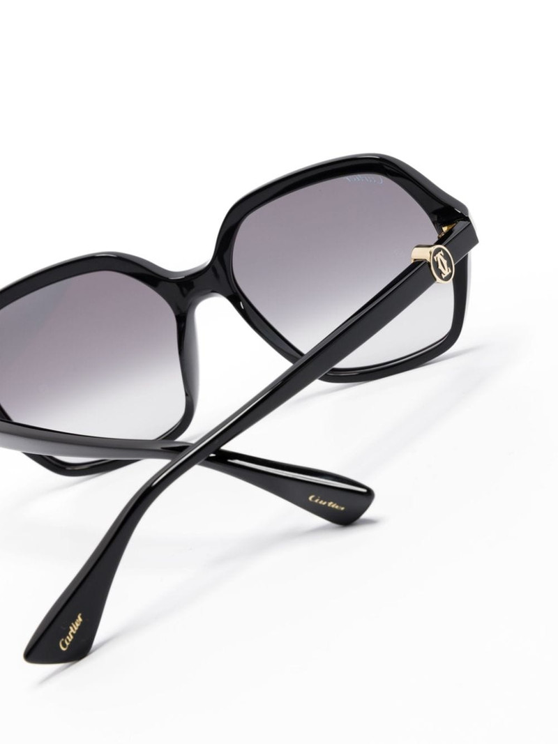 geometric-frame sunglasses 3