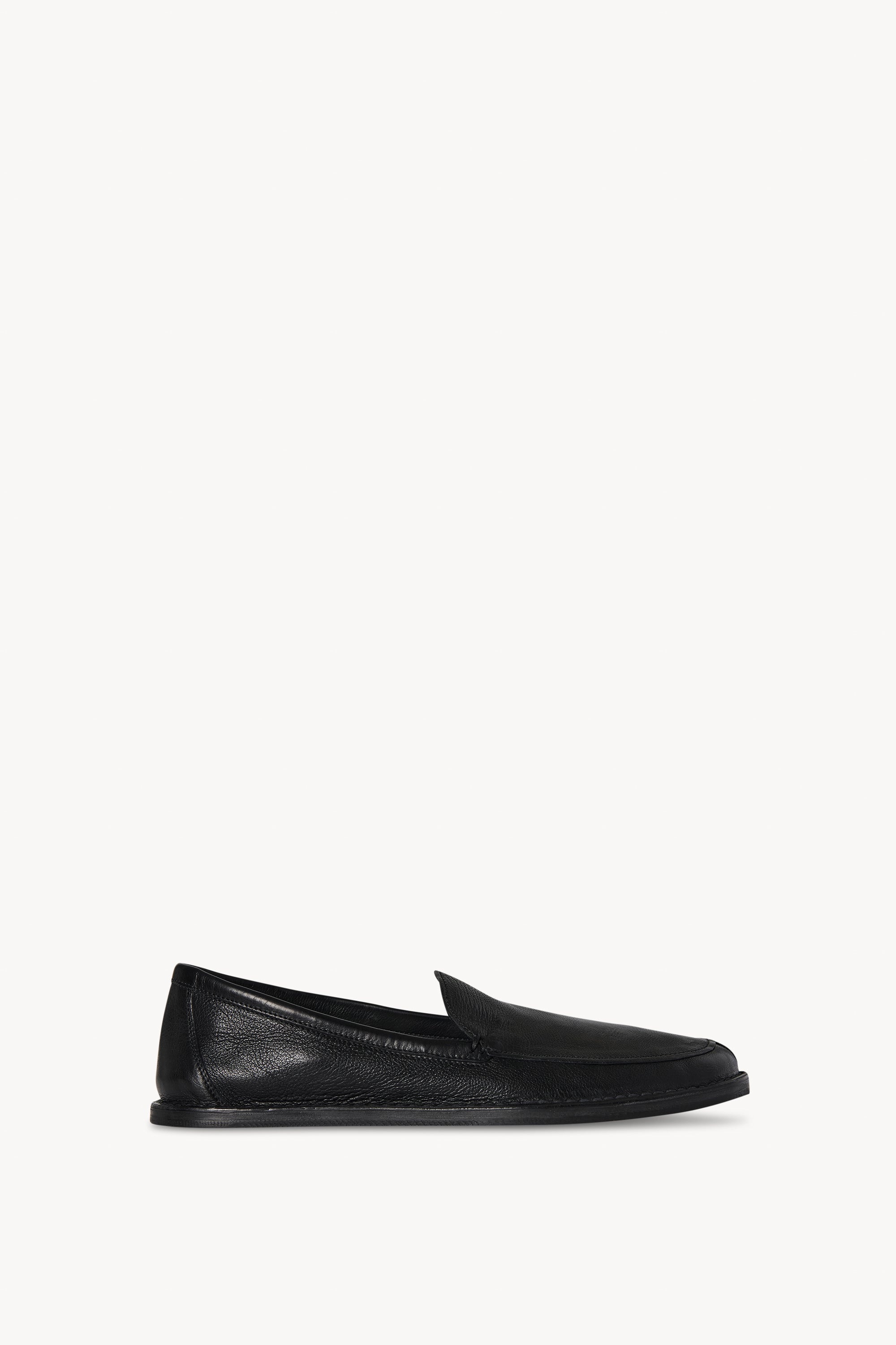 *SALE* THE ROW 'Cary' ホワイト スリッポン ローファー Cary leather penny loafers in white - The Row | Mytheresa