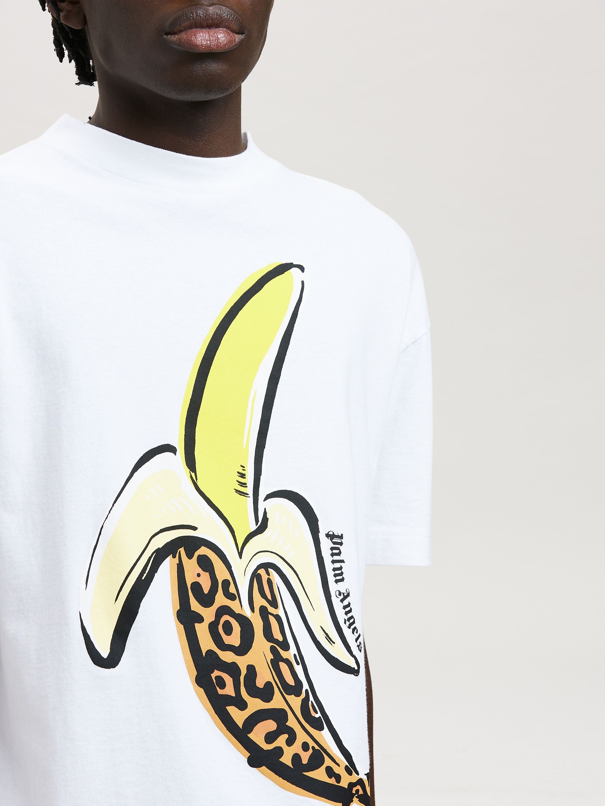 大人気★Palm Angels★Leopard Banana Classic T-Shirt 半袖 夏 Palm Angels LEOPARD BANANA CLASSIC TEE | REVERSIBLE