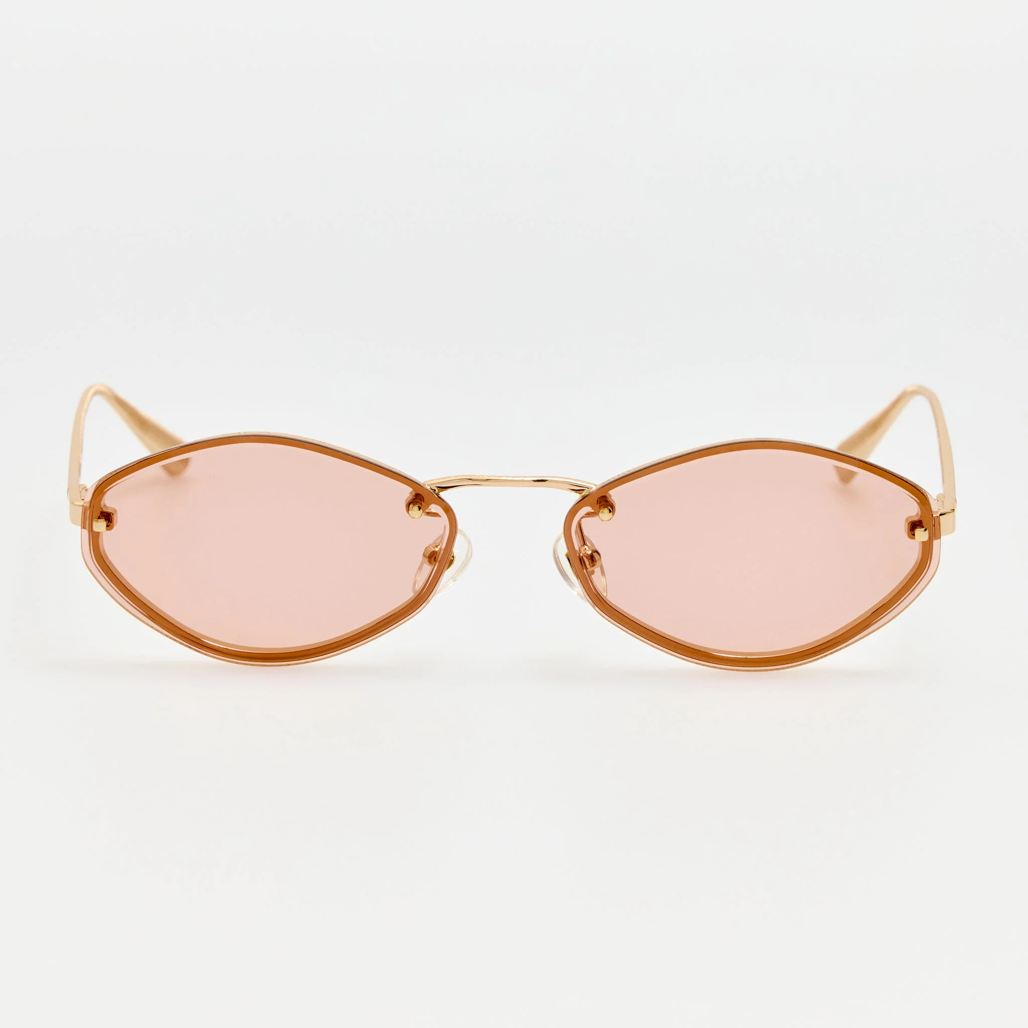 Bellini Sunglasses in Gold and Blush - 1