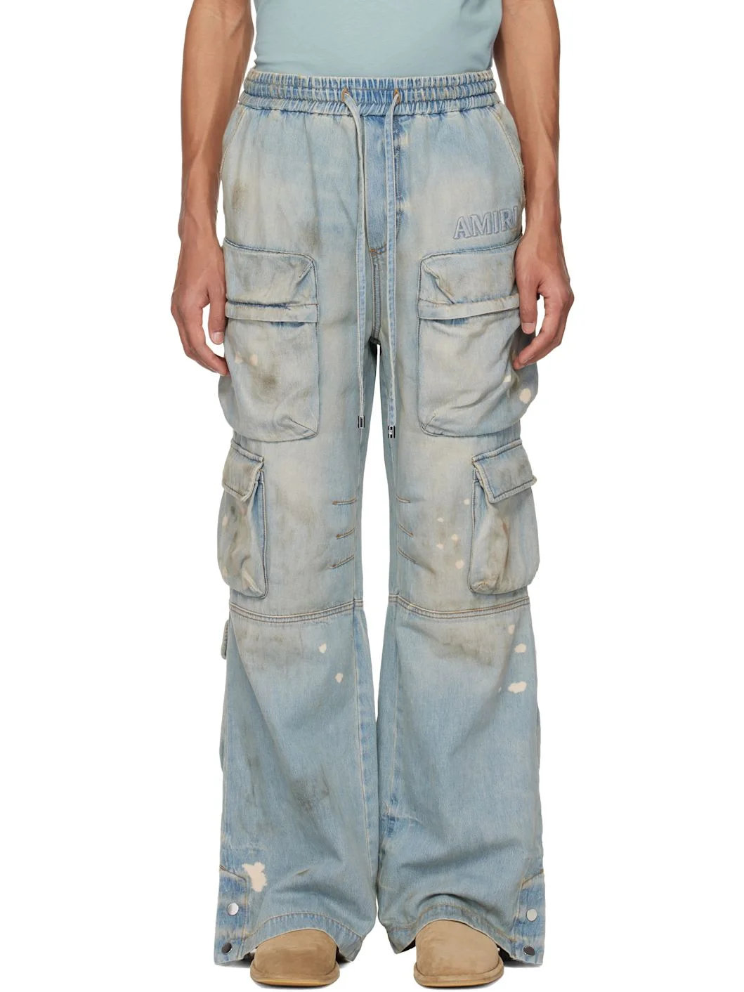 Blue Cargo Jeans - 1