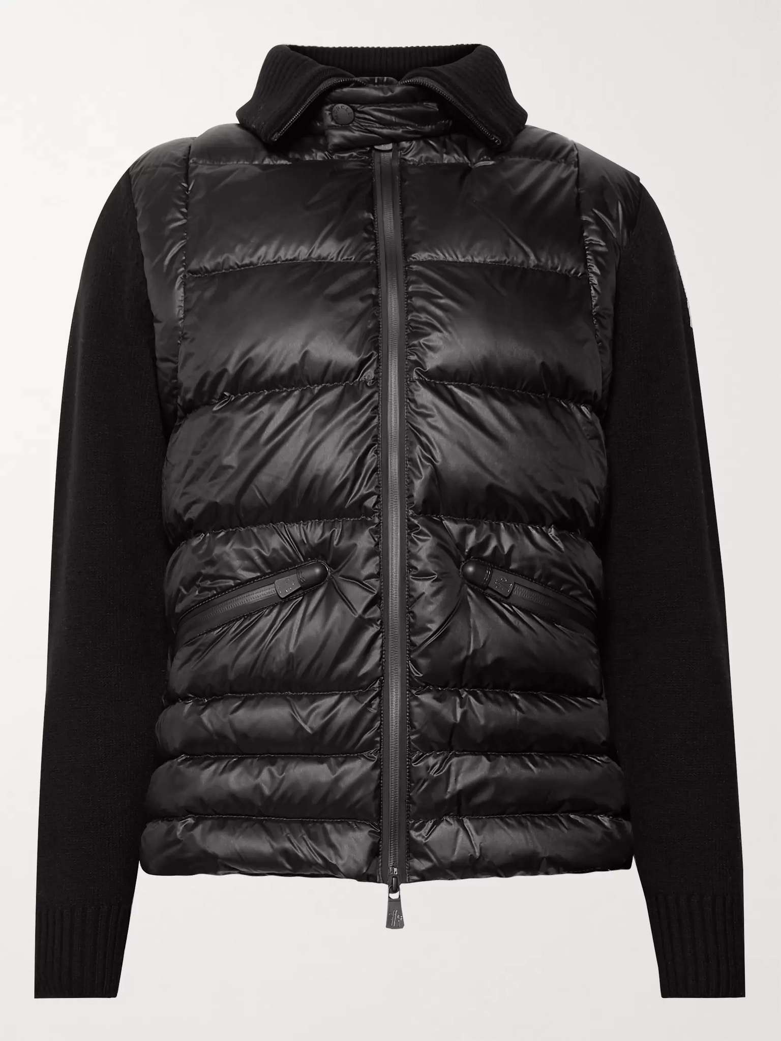 Wool-Blend and Quilted Shell Down Ski Jacket - 1