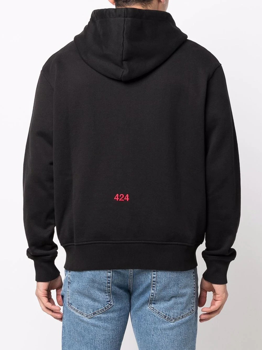 zip-up hooded sweatshirt - 4