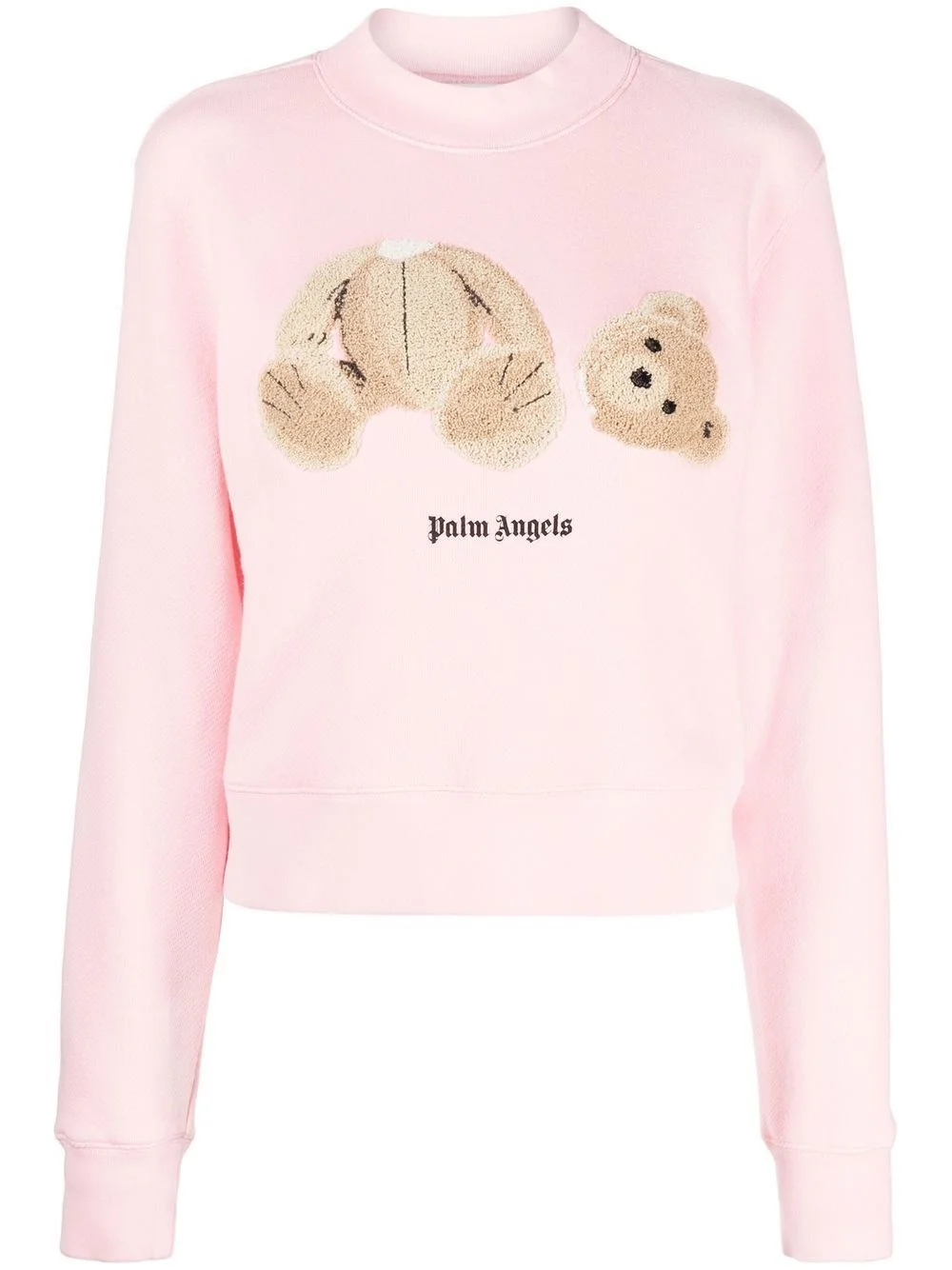 bear-print organic cotton sweatshirt - 1